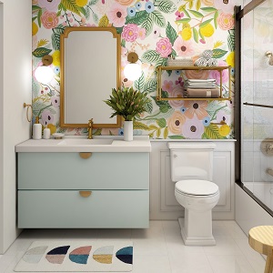 Цветная и яркая ванная комната: как преобразить санузел в Здвинске - zdvinsk.mebel54.com | фото