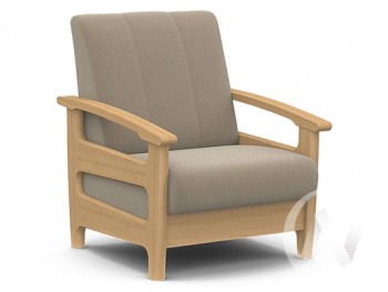 Кресло для отдыха Омега (бук лак/CATANIA LATTE) в Здвинске - zdvinsk.mebel54.com | фото