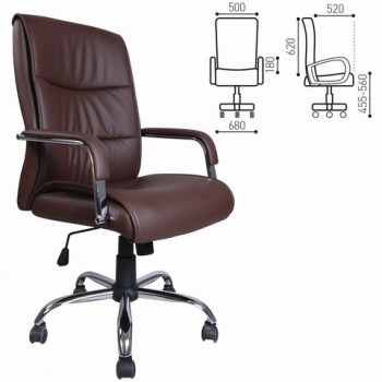 Кресло офисное BRABIX Space EX-508 (коричневый) в Здвинске - zdvinsk.mebel54.com | фото