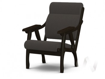 Кресло Вега-10 (венге лак/ULTRA GRAFIT) в Здвинске - zdvinsk.mebel54.com | фото