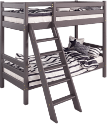 Кровать Соня вариант 10 двухъярусная с наклонной лестницей Лаванда в Здвинске - zdvinsk.mebel54.com | фото