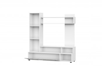 Мебель для гостиной "МГС 9" Белый / Цемент светлый в Здвинске - zdvinsk.mebel54.com | фото