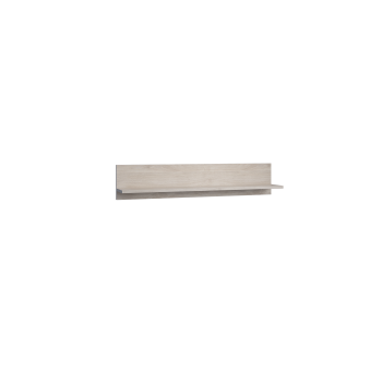 Полка навесная Саманта Дуб харбор белый в Здвинске - zdvinsk.mebel54.com | фото