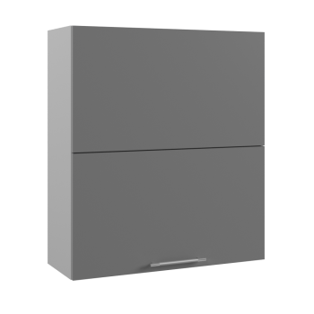 Ройс ВПГПМ 800 Шкаф верхний высокий Blum Aventos HF (Графит софт/корпус Серый) в Здвинске - zdvinsk.mebel54.com | фото