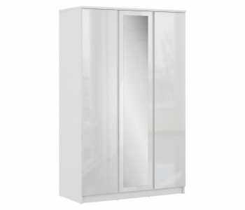 Шкаф 3-х дверный СБ-2493 Медея (Белый/Белый глянец) в Здвинске - zdvinsk.mebel54.com | фото